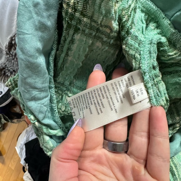 Urban Outfitters Green Plaid Romper Size M - Picture 4 of 5